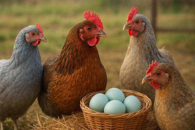 12 secretos sobre las gallinas de huevos azules que deberías conocer 🐔💙