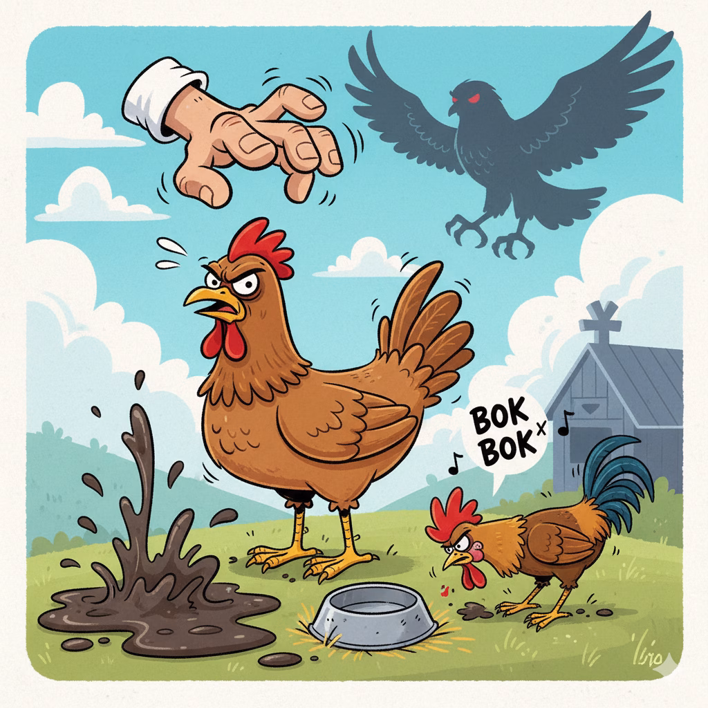 Que odian las gallinas