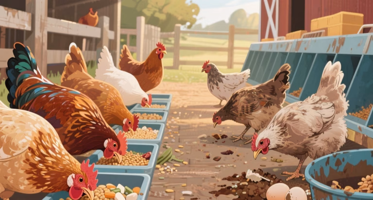 Alimentación de gallinas ponedoras: 12 errores fatales y cómo corregirlos