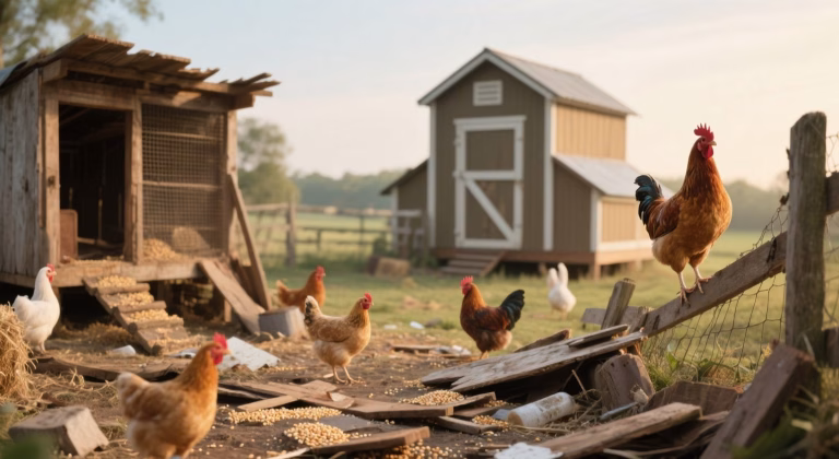 Desastre en el gallinero