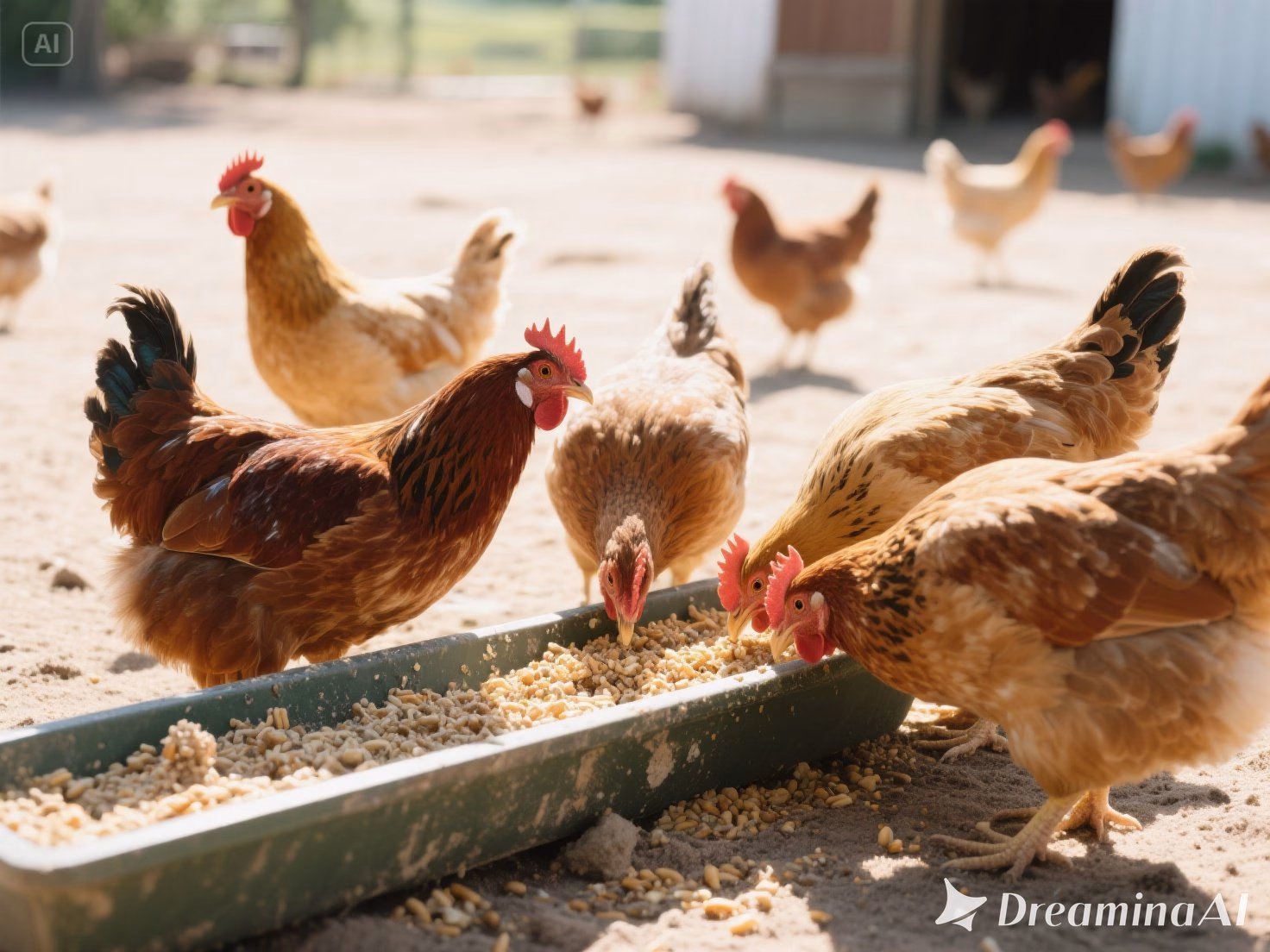 errores alimentando gallinas
